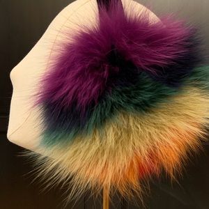 Vibrant Multicolor Faux Fur Earmuffs